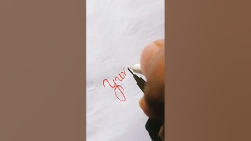 yuvasri name in cursive handwriting subscribe to my channel #short