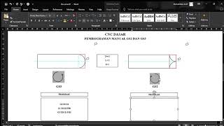 Belajar CNC - Membuat radius menggunakan Kode G02 dan G03