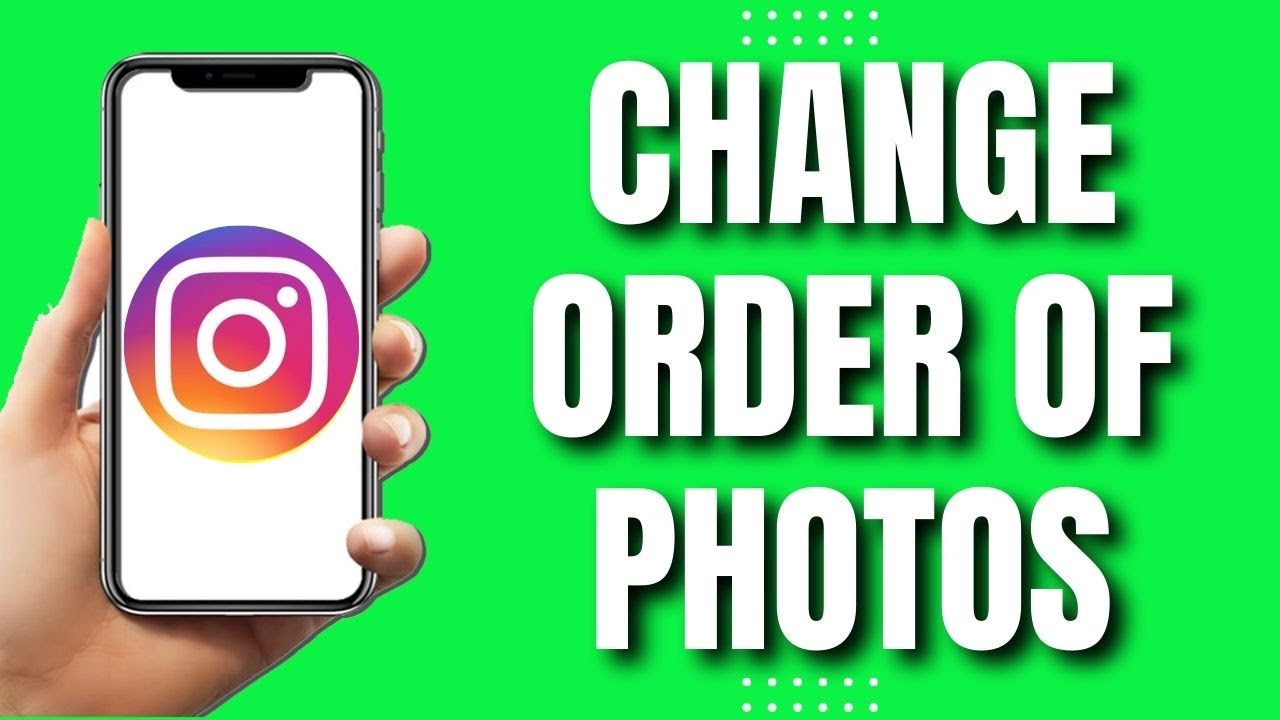 How To Change Order Of Photos On Instagram After Posting Easy YouTube How To Change Order Of Photos On Instagram After Posting Easy YouTube