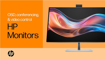 Use OSD settings, conferencing controls, and the HP video control app | HP monitors | HP Support