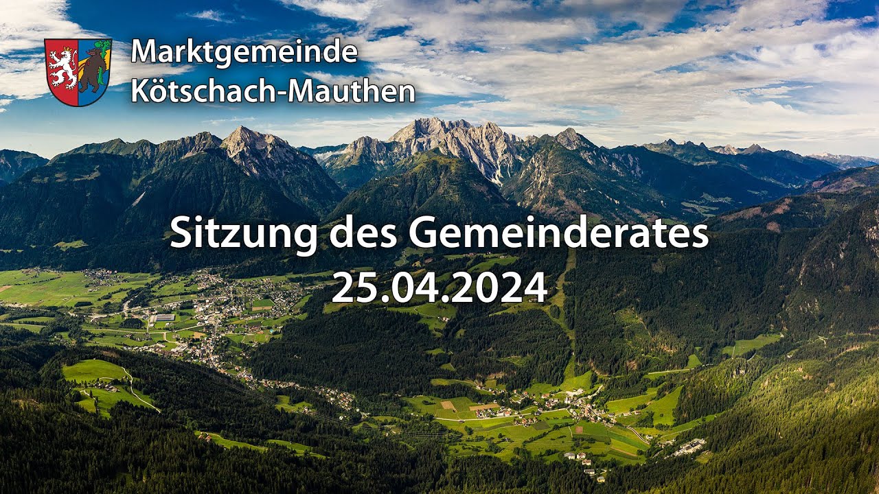 Gemeinderat Kötschach-Mauthen vom 25. April 2024