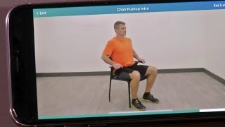 MyMobility app rehabs patient's knee screenshot 1