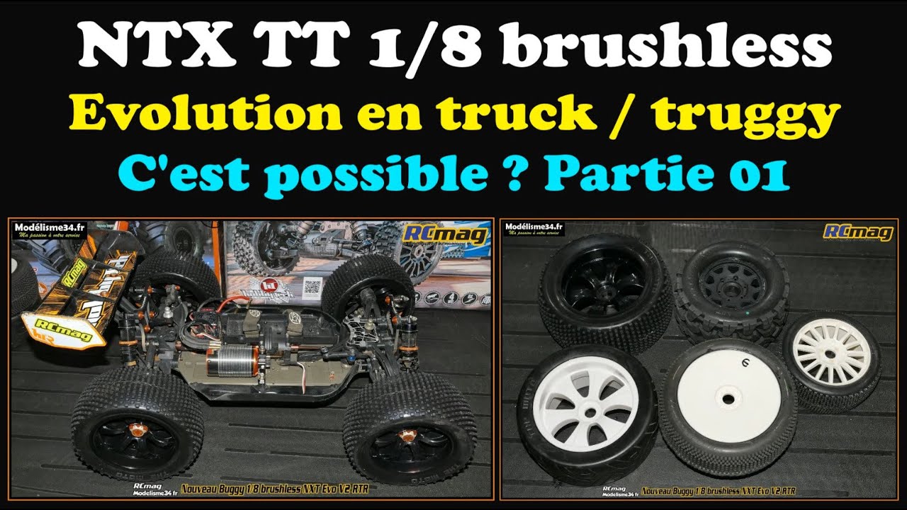 Moteur ISHIMA M25 Pour Buggy TT 1/8 - Neuf - Avec échappement, Embrayage, Cales