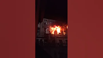 اولي للحظات حريق سنترال رمسيس 