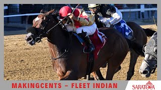 Vidéo de la course PMU FLEET INDIAN STAKES