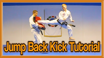 Taekwondo Jump Spin Back Kick Tutorial | GNT How to