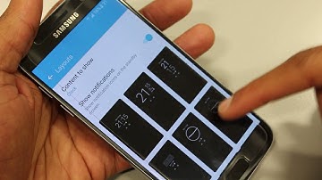S7: How To Enable Always On Display Samsung Galaxy S7 - S7 Edge