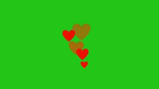 Like Button Heart Animation Green Screen l HD