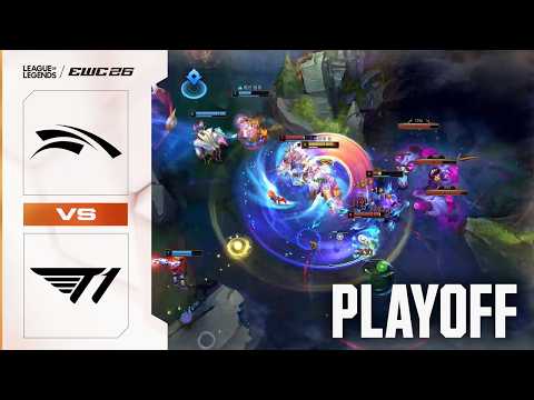 LOSER IS OUT! Hanwha Life Esports vs T1 | League of Legends at EWC 26 - Quarterfinal - HIGHLIGHTS