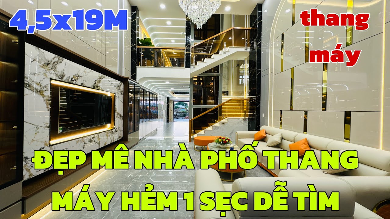 Bán nhà quận 12(725) 4,5 lầu 6pn thang máy kịch nóc đẹp nhỉnh 8 tỷ sát bên Lê thị Riêng xem ngay 