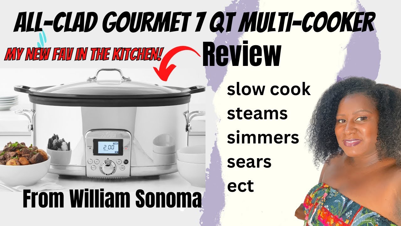 All-Clad Cast Iron Electric Slow Cooker - 5-Qt.