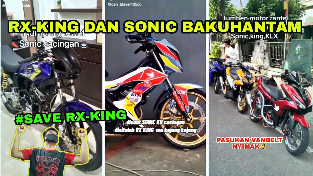RX KING DAN SONIC GELUD ONLINE REACT YouTube