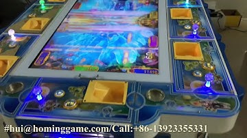 KONG Fishing Arcade Table Game Machine / 3D Fishing Game Machine / Arcade Console 8 Players Machine