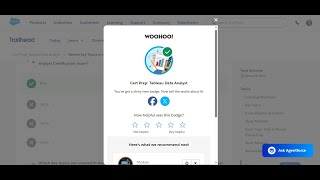 Cert Prep- Tableau Data Analyst in Trailhead Salesforce 2025!