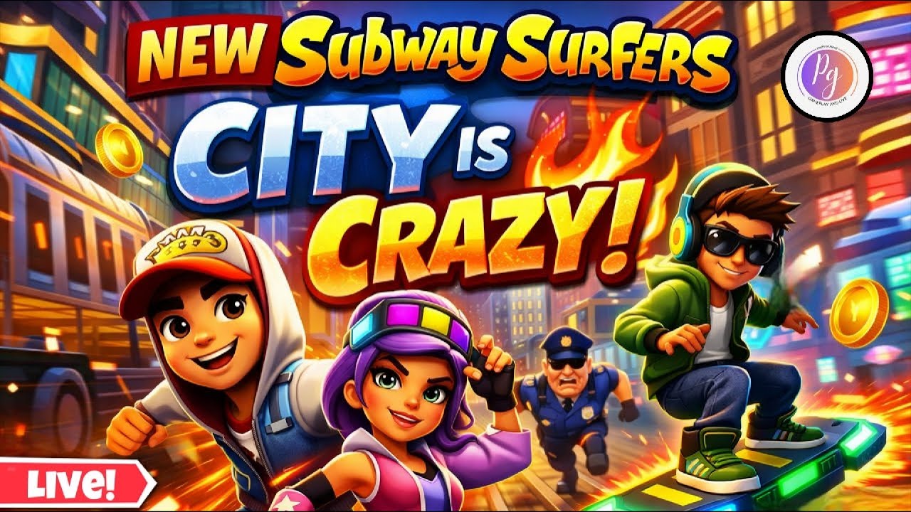 Subway Surfers City – New Map Looks AMAZING! #gaming #subwaysurfers #live