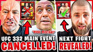 BREAKING! UFC 332 MAIN EVENT CANCELLED! Joe Rogan REVEALS HUGE UFC MISTAKE! Ilia Topuria vs Paddy