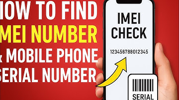 How to FIND IMEI NUMBER and Mobile Phone Serial Number - Check IMEI on Any Phone