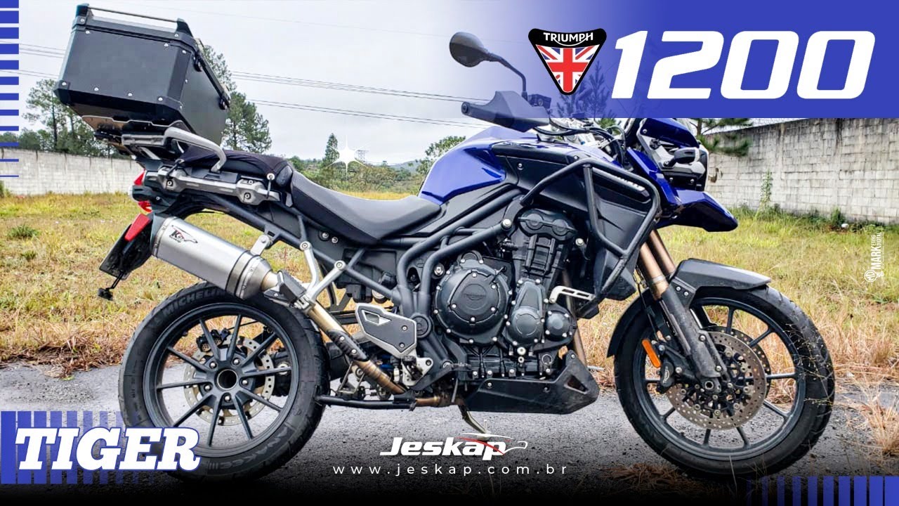 TRIUMPH TIGER 1200!!! JESKAP K67 SILVER DEIXOU ESSA BIG TRAIL SENSACIONAL!!!