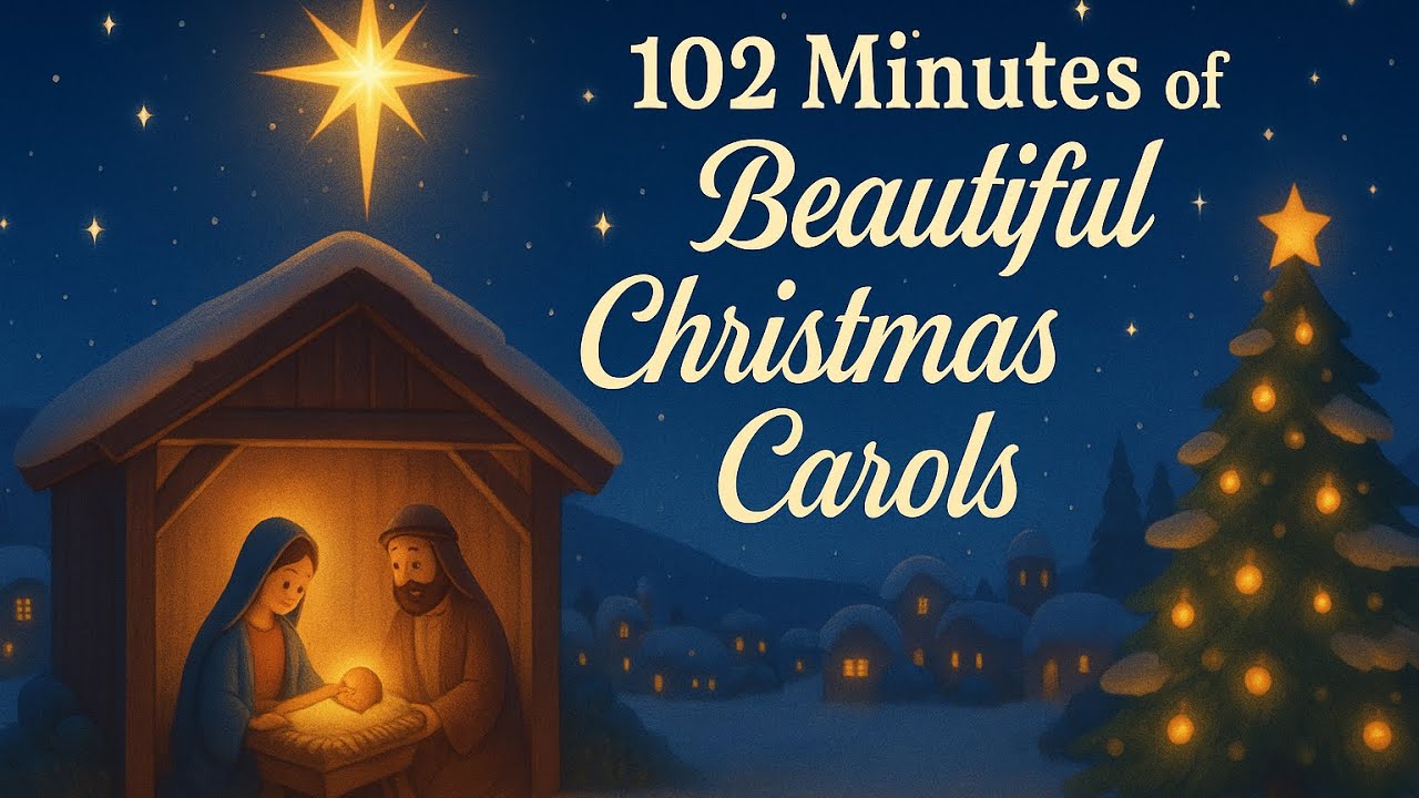 102 Minutes of Bible Christmas Carols for Kids & Families | Peaceful Songs About Jesus’ Birth