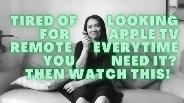 How to use iPhone as Apple TV remote control?