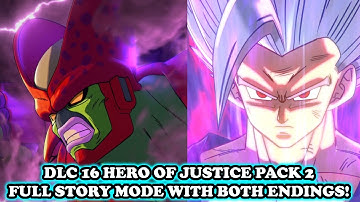 DLC 16 STORY MODE + ALL ENDINGS (Beast Gohan & Orange Piccolo Dual Special Beam)! Dragon Ball XV2