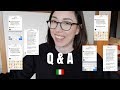 Q&A in Italian: education, elections, jobs and religion | Learn Italian with Lucrezia