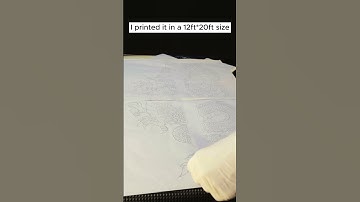 How to make a huge stencil  #tattoo #tattooneedles