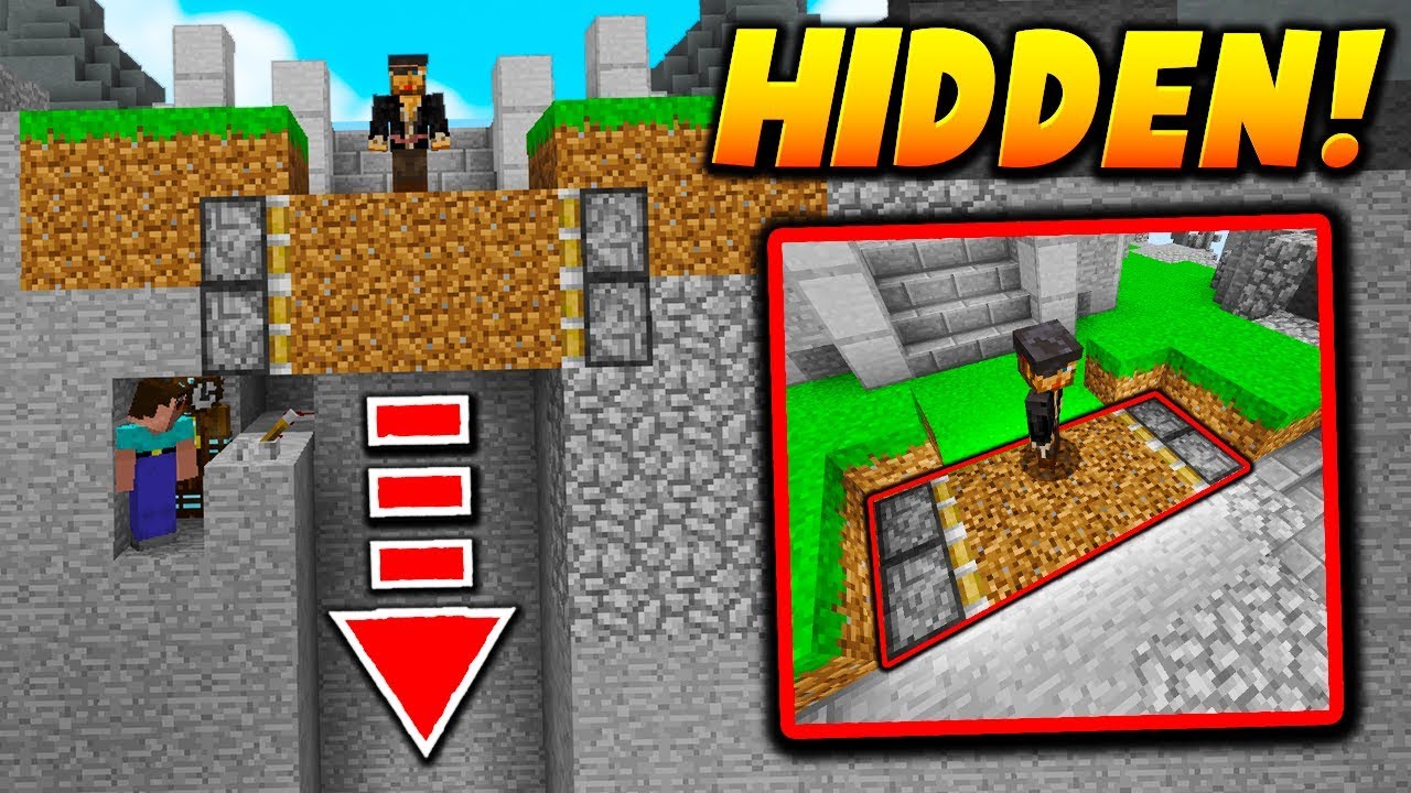 Hidden Piston Floor Trap Minecraft