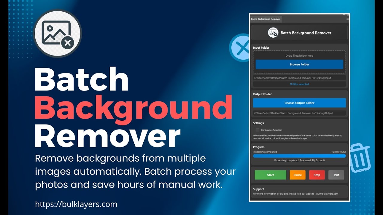Batch Background Remover, Remove backgrounds from multiple images ...