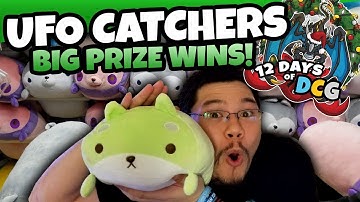 Having a blast playing UFO Catchers at Round 1 Arcade! | 12 Days of DCG Marathon! TeamCC