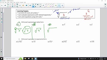 Algebra 2 Section 5.1b Video A