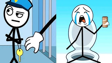 Thief Puzzle vs Ragdoll Break (through the wall) - Satisfying ASMR Gameplay All Levels