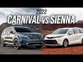 2022 KIA CARNIVAL vs TOYOTA SIENNA | Comparison Video