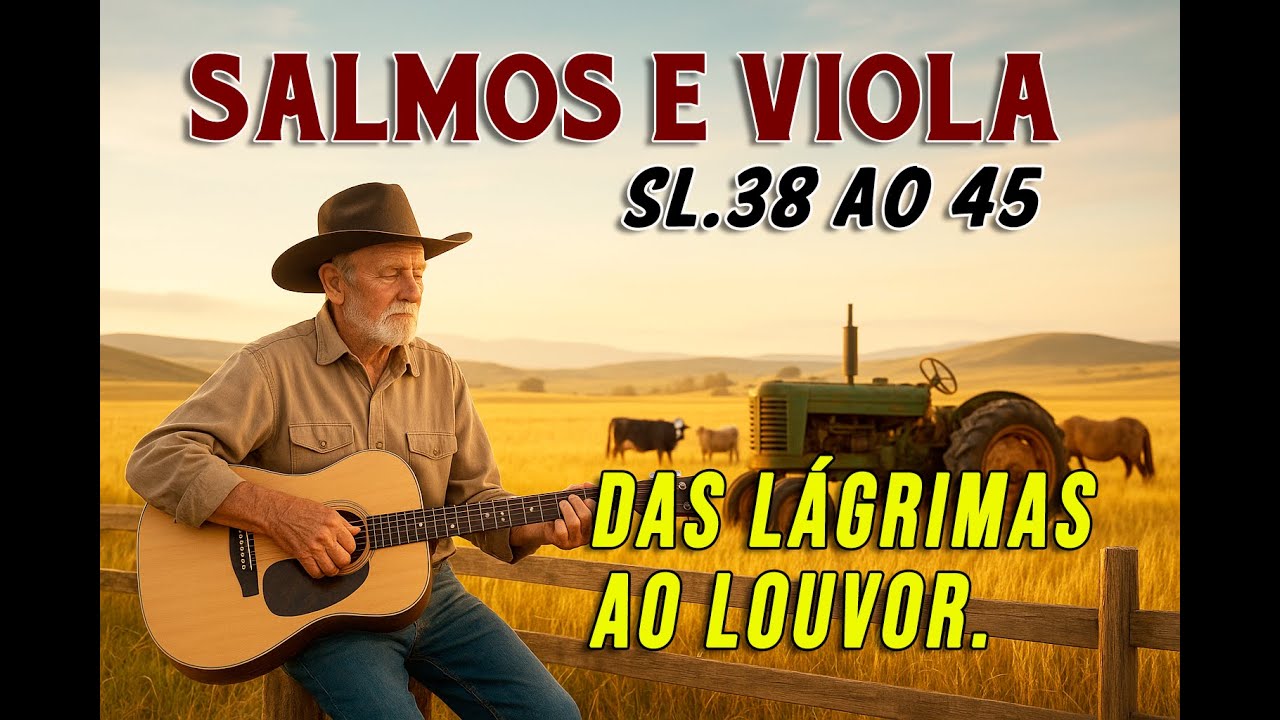 SALMOS CANTADOS COM VIOLA. LOUVE AO SENHOR COM MÚSICAS INSPIRADAS PELO ESPÍRITO SANTO. SL 38 AO 45.