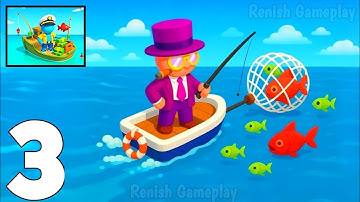 Fish Mish - Gameplay Walkthrough Part 3 - Dive Deep And Find Treasures (Android, iOS)