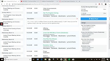 Elvanto Worship Team Basics