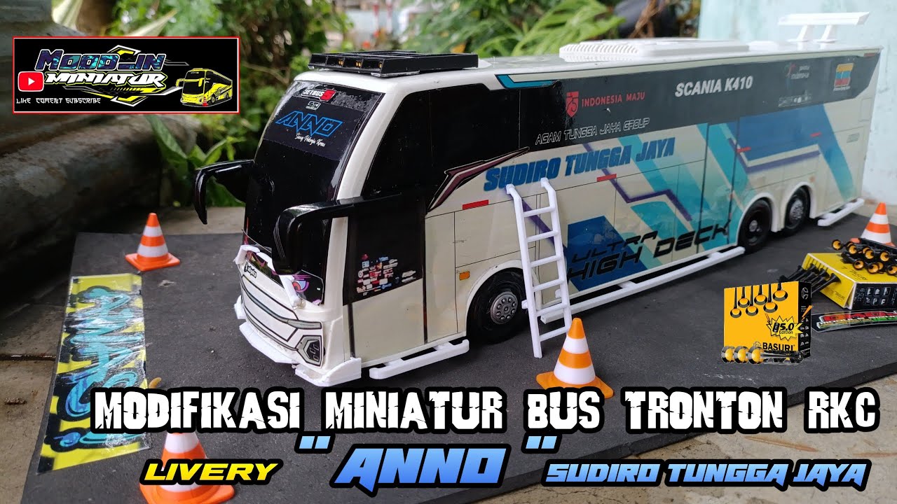 Modifikasi Miniatur Bus Tronton RKC 