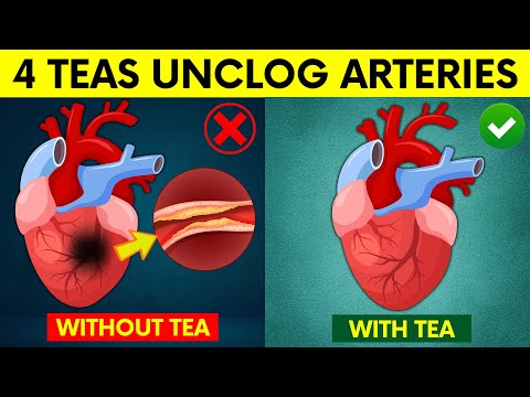 Just 4 Teas That Help Clean Arteries, Lower Cholesterol & High Blood Pressure