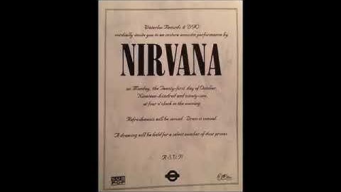 Nirvana, Waterloo Records, Austin, Texas, 10/21/91
