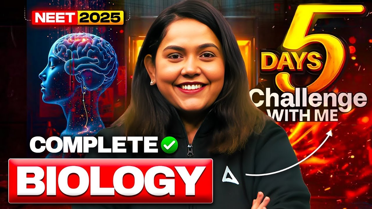 NEET 2025 Biology | NEET Complete Biology 5 Days Challenge with Shipra ...