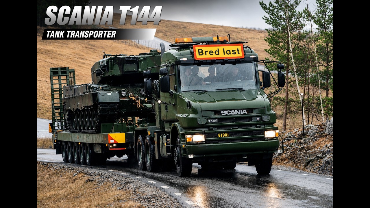 T144 EPISODE 57 : The Legendary Scania T144 Tank Transporter