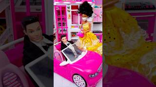 Satisfying Unboxing Barbie and Ken Family Playset, ASMR Video #shorts