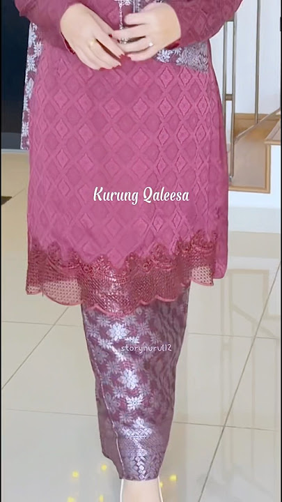Kain songket acantik tau kalau pakai ni ☺️🫶🏼 #kurung #kurungcantik #kurungmoden #kurunglace
