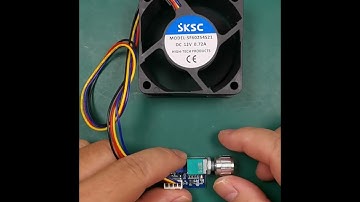 DC12V manual four wire PWM fan speed regulator #dcmotor #bldcfan #pcbdesign #fanPCB #PWMmotor #fan