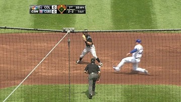 COL@CHC: Arenado starts big double play in the 1st