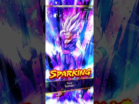 (Dragon Ball Legends) 13 STAR LEGENDS LIMITED BEAST GOHAN! RAID CHRONO CRYSTALS CLUTCH! #Shorts