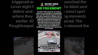 The Manhole Exploded Seconds After They Walked Past