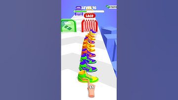 Sneaker stack 3D game Level - 16 #games