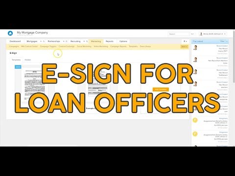 E-Sign Tool For Loan Officers | Digital Mortgage Signature Walk Through