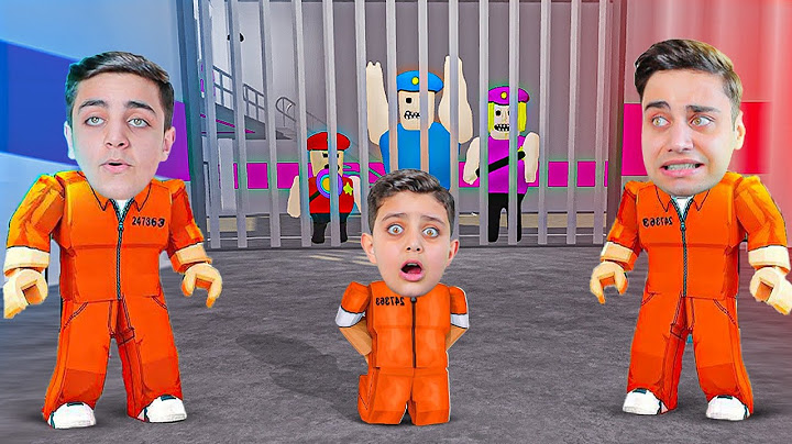تحدي الهروب من سجن ( الشرطي باري وعائلته)😱..ROBLOX